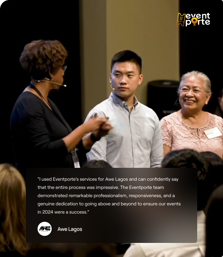 A video showing what EventPorte does